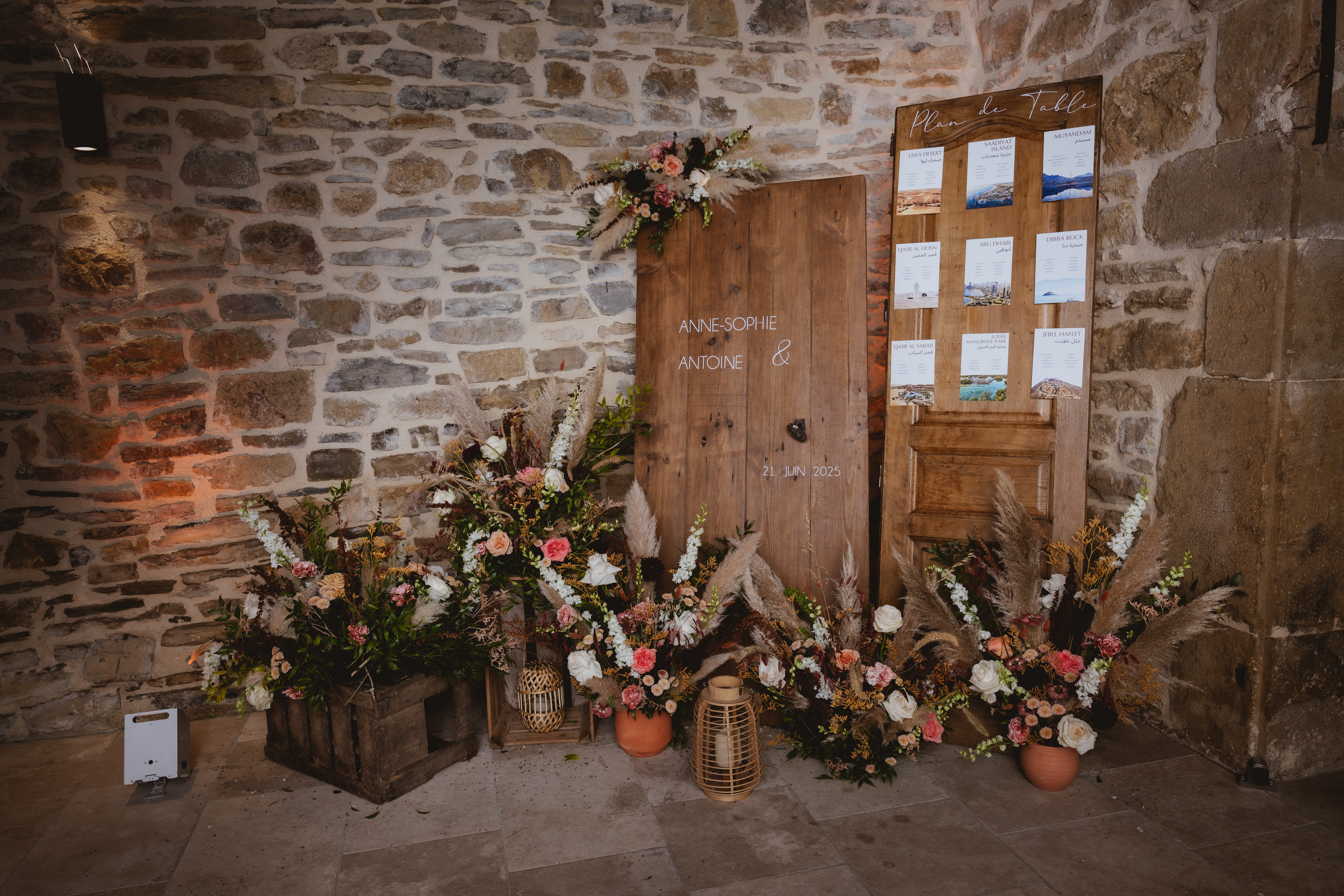 Mariage boho — cérémonie en plein air